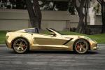 Chevrolet Corvette Convertible Gold on Forgiato Wheels (GTR) 2019 года